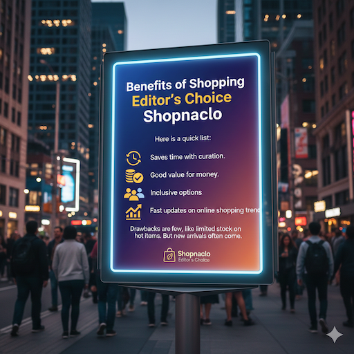 Benefits of Shopping Editor's Choice Shopnaclo