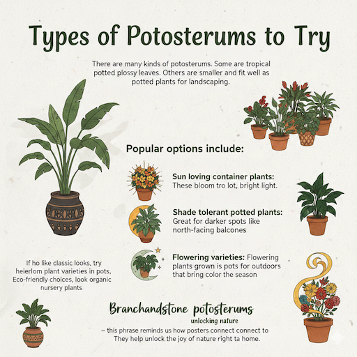 Types of Potosterums to Try