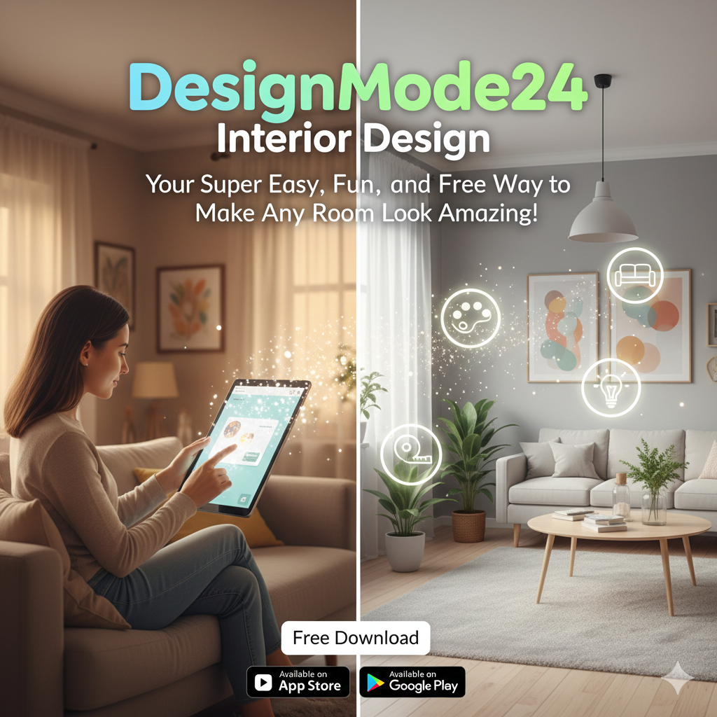 DesignMode24 Interior Design: Your Super Easy, Fun, and Free Way to Make Any Room Look Amazing!