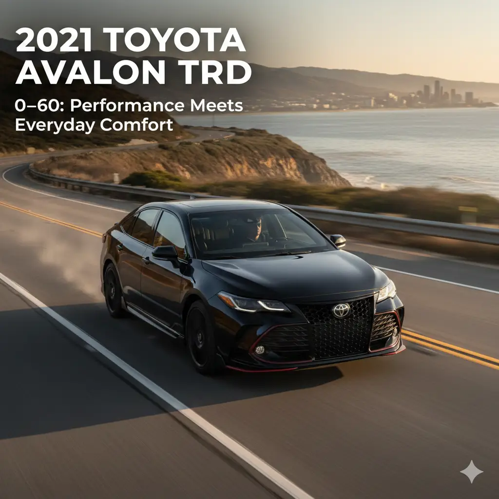 2021 Toyota Avalon TRD 0–60: Performance Meets Everyday Comfort