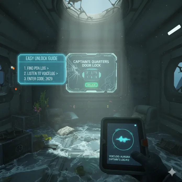 Captains Quarters Code Subnautica_ Easy Unlock Guide Captains Quarters Code Subnautica: Easy Unlock Guide