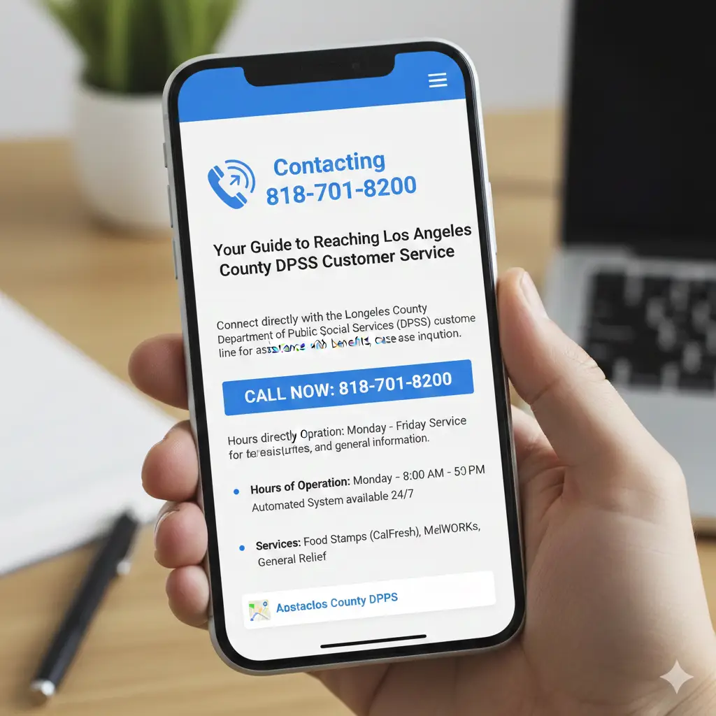 Contacting 8187018200: Your Guide to Reaching Los Angeles County DPSS Customer Service
