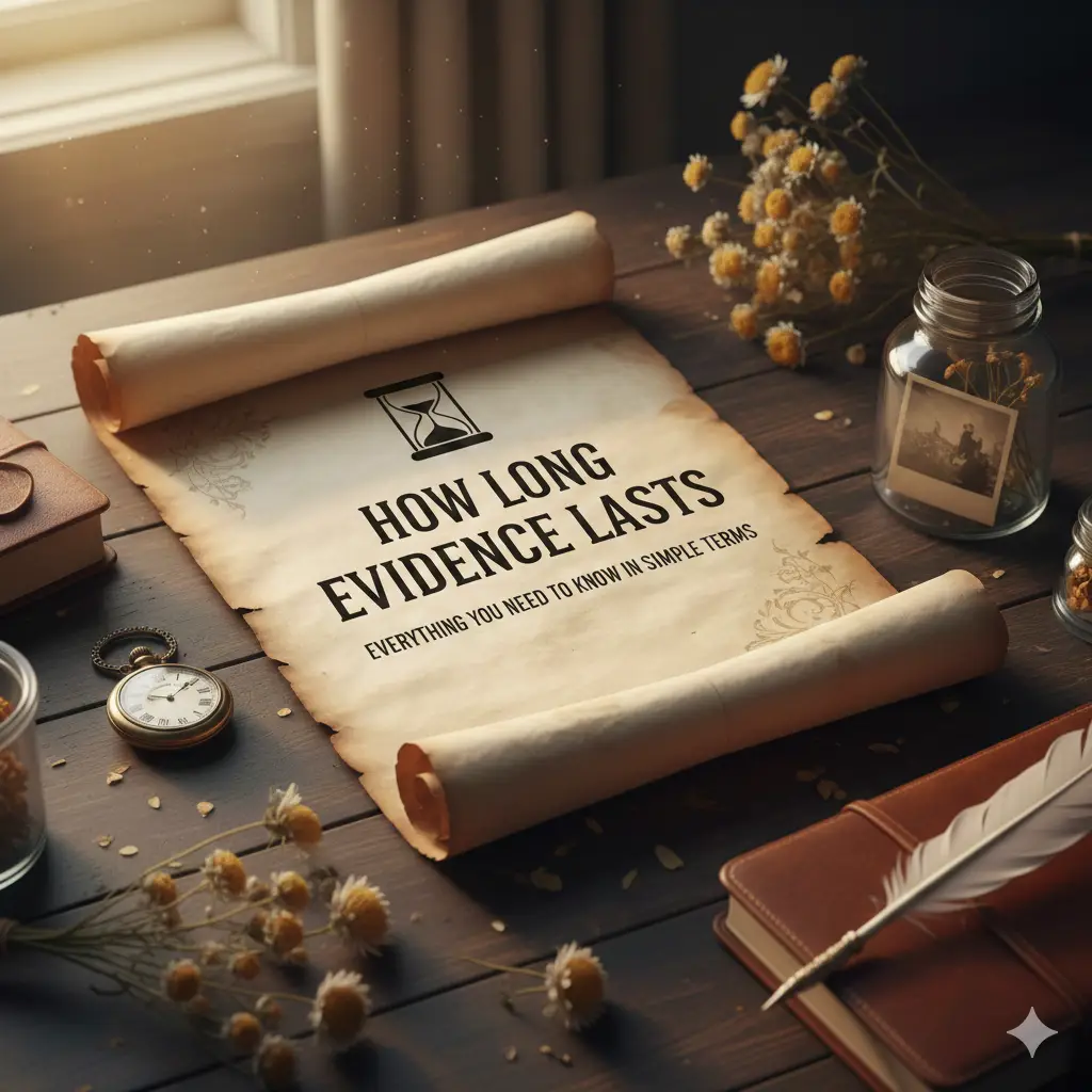 How Long Evidence Lasts: Everything You Need to Know in Simple Terms