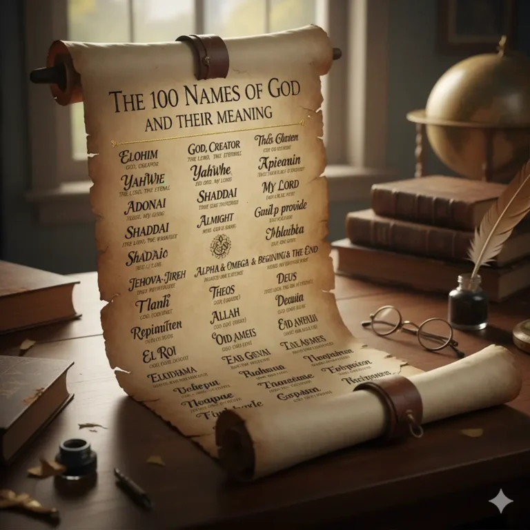 What Are the 100 Names of God and Their Meaning
