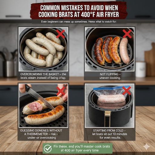 Common Mistakes to Avoid When Cooking Brats at 400°F