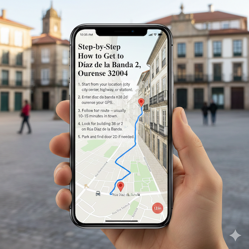 Step-by-Step How to Get to Díaz de la Banda 2, Ourense 32004