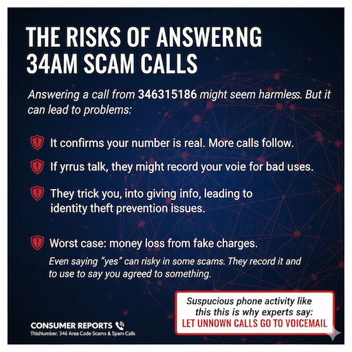 The Risks of Answering 3463215186 Scam Calls