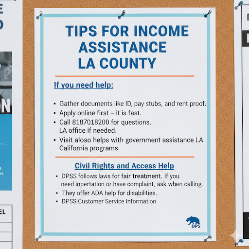 Tips for Low Income Assistance LA County