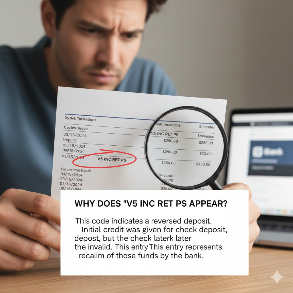 Why Does V5 Inc Ret Ps Appear on Your Bank Statement?