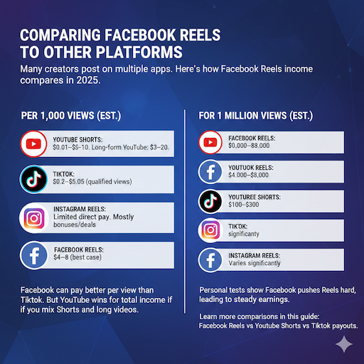 Comparing Facebook Reels to Other Platforms