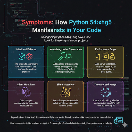 Symptoms: How Python 54axhg5 Manifests in Your Code