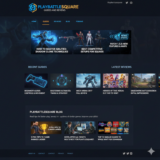 Guides and Reviews on Playbattlesquare