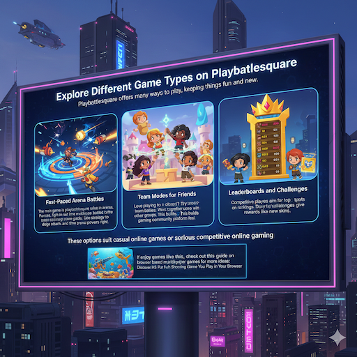 Explore Different Game Types on Playbattlesquare