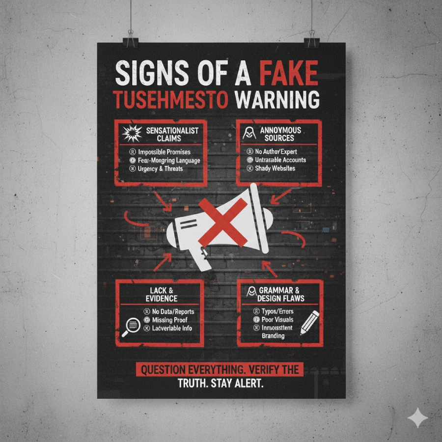 Signs of a Fake Tusehmesto Warning